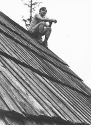Janek na dachu